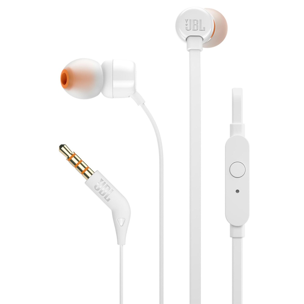 JBL In-Ear with Mic. T110 White