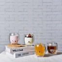 Thumbnail 2 of OCEAN Double-Wall Drinking Glass Set Bubble Bears Set Polar Bear & Grizzly Bear