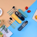 Thumbnail 3 of SUPER LOCK Set Spoon Fork and Chopsticks with Storage Box Model 7006 Yellow