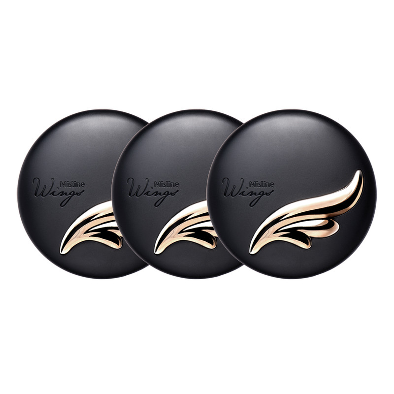 MISTINE Wings Extra Cover Super Powder SPF 25 PA++ S2 10 g x 3