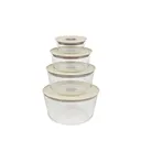 Thumbnail 1 of ซุปเปอร์ ล็อค ชุดกล่องแก้วสุญญากาศ ทรงกลม x 4