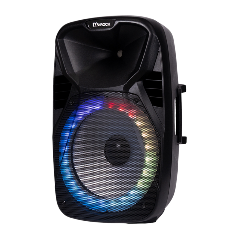 McRock ลําโพง 15 นิ้ว เชื่อมต่อบลูทูธ เคลื่อนที่อเนกประส่งค์ แถมไมโครโฟน สําหรับช่วยสอน MC มีล้อลาก รุ่น DHT-730DF(M155)
