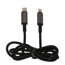 Thumbnail 3 of TECHPRO USB-C to Lightning Cable 30W 1M. Titanlink Black (TP-C07)