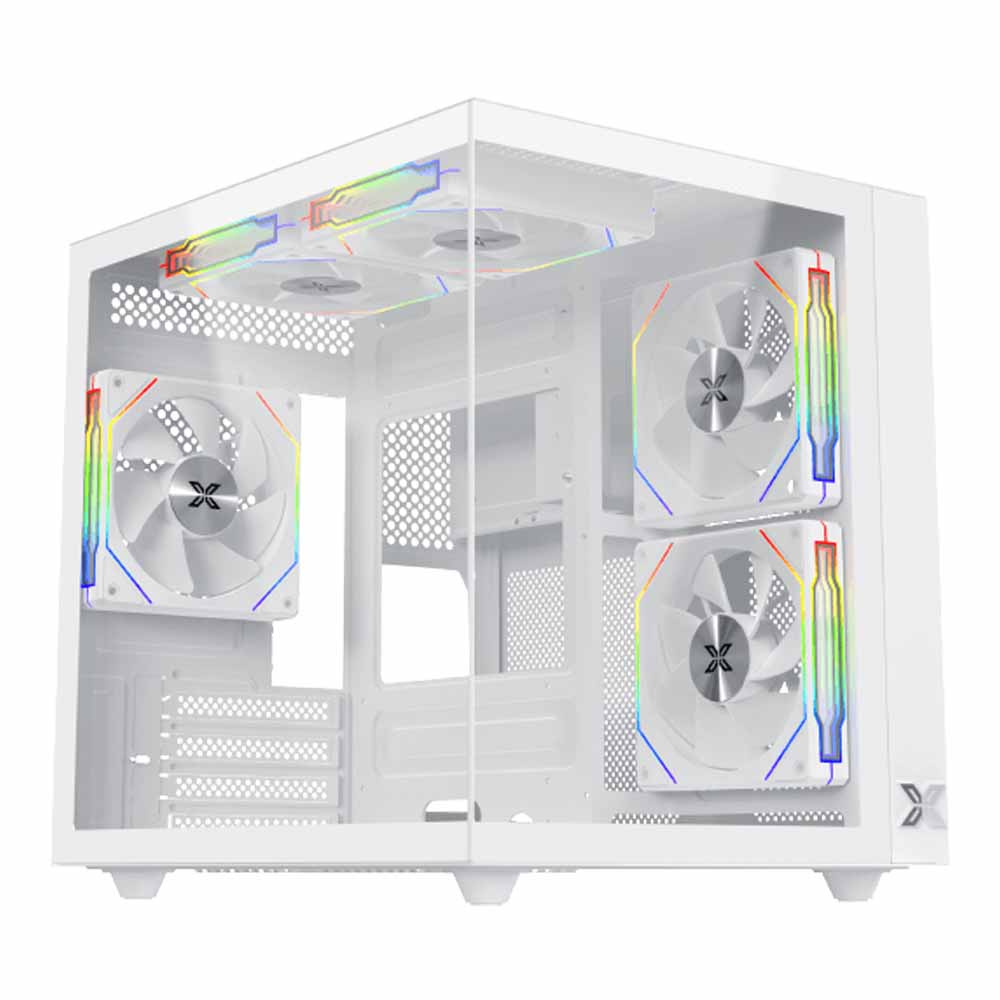 XIGMATEK CASE (เคส) AQUA M LITE (MICRO-ATX) ARCTIC - WHITE