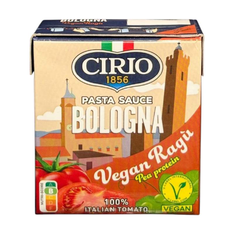 Cirio Pasta sauce Bologna-วีแกนรากู โบโลนา พาสต้าซอส แบรนด์ ซิริโอ