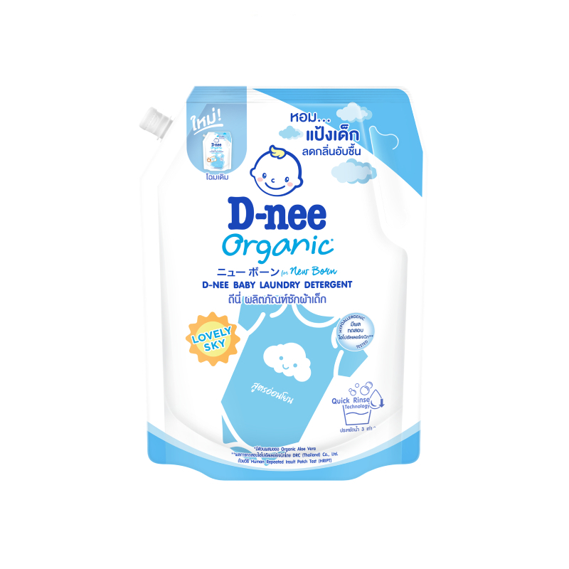 D-nee Baby Liquid Detergent Lovely Sky 1,300ml., Blue