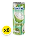 Thumbnail 2 of ชบา น้ำมะพร้าวผสมเนื้อมะพร้าว 70% 230 มล. x 6