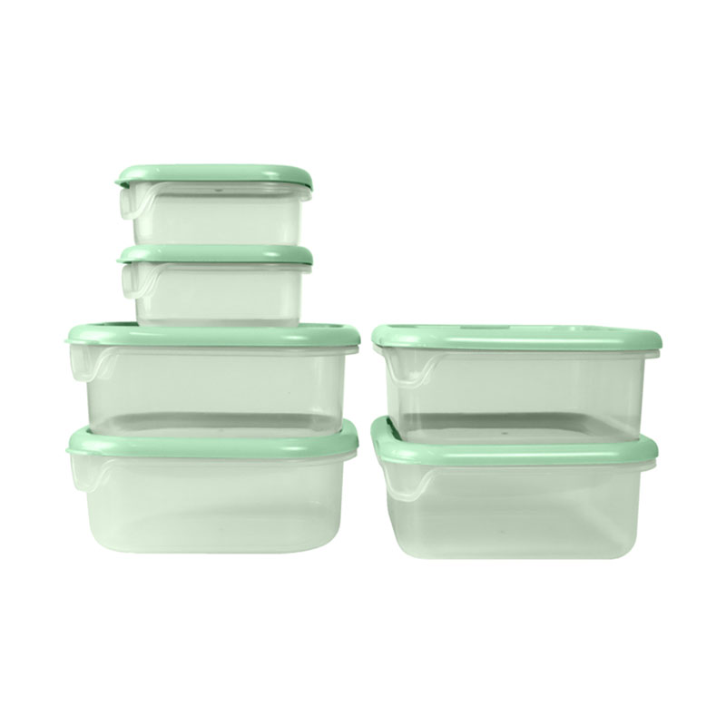 SUPER LOCK Food Container Set Model 6535/8 Green