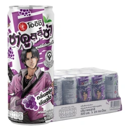 Thumbnail 1 of โออิชิ ชาคูลล์ซ่า ชาเขียวโซดา กลิ่นองุ่นเคียวโฮ 320 มล. x 24