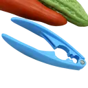 Thumbnail 4 of เซตมีดปอก/ที่ปอกผลไม้ ที่บีบก้ามปูสีฟ้า  3 ชิ้น/ชุด