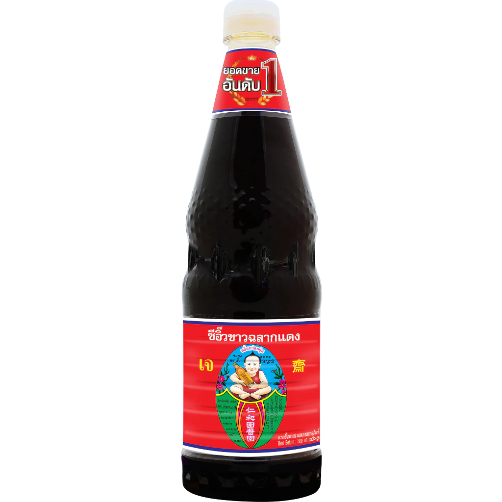 Deksomboon Brand Thin Soy Sauce ( Red Label ) 1000ml