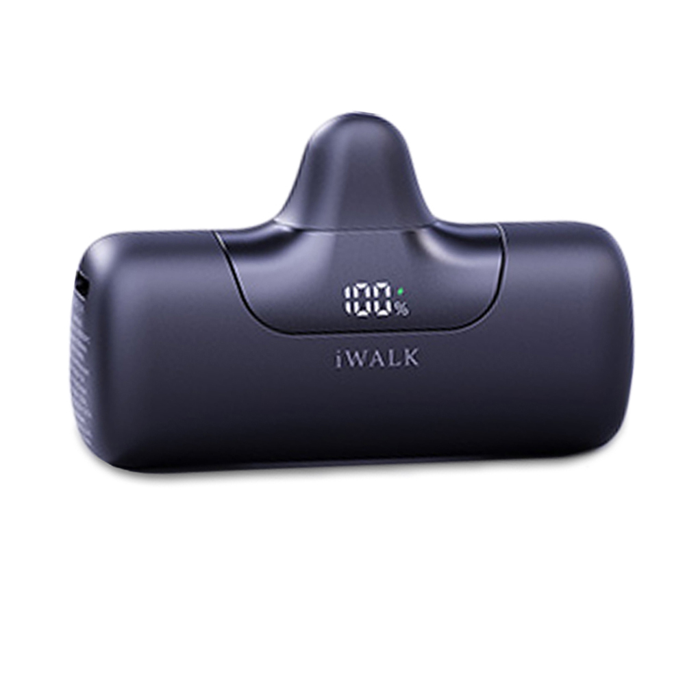 iWALK LinkPod5 แบตสํารองพกพาแบบหัวชาร์จไร้สายหัวTypeCความจุ 5500mAh ชาร์จเร็วสูงสุด 22.5Wสินค้ามีมอก. Black
