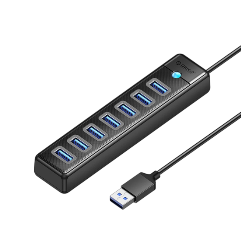 ORICO PW7U-U3 7 Ports USB3.0 Hub โอริโก้ รุ่น PW7U-U3 ฮับยูเอสบีเพิ่มพอร์ต