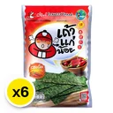 Thumbnail 2 of เถ้าแก่น้อย สาหร่ายทอดแผ่น รสเผ็ด 10 ก. x 6