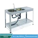 Thumbnail 2 of ซิงค์ล้างจาน2หลุมสแตนเลส