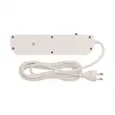 Thumbnail 3 of TECHPRO 3 Way 1 Switch 2xUSB 1xType-C 3 m (PLG04) White