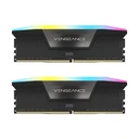 Thumbnail 1 of CORSAIR RAM DDR5(6400) 32GB (16GBX2) VENGEANCE RGB BLACK (CMH32GX5M2B6400C36) - A0165017