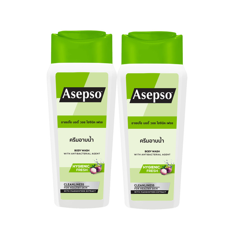 Asepso Body Wash - Hygienic Fresh 200 ml 1 Pack (2 Bottles/pack)