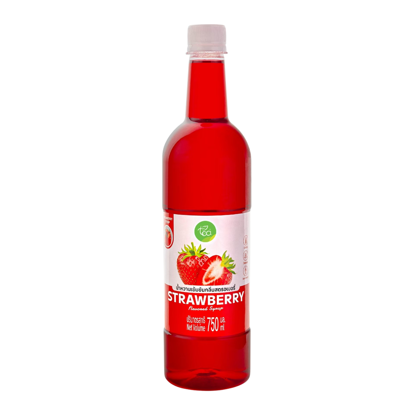 TEA Strawberry Flavored Syrup 750 ml.