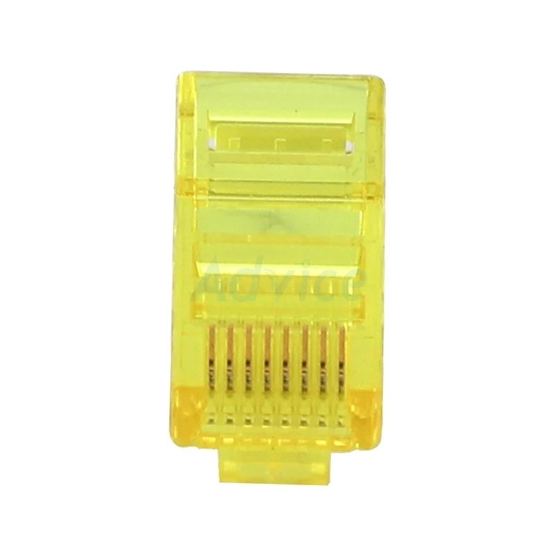 LINK Plug RJ45 CAT5E (US-1051-5) 10/Pack 'Crystal Yellow' - A0085901 ...