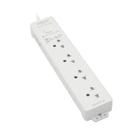 Thumbnail 2 of ANITECH TIS Plug 4 Way 1 Switch 3 m (H343) White