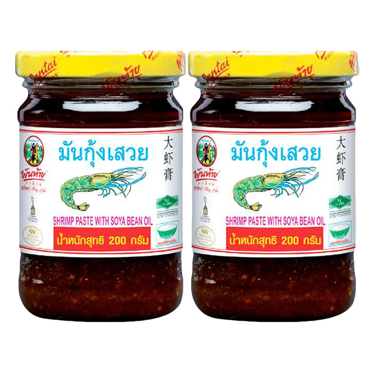 PANTAINORASINGH Shrimp Paste With Soy Bean Oil 200 g x 2