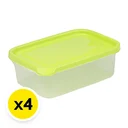 Thumbnail 1 of ซุปเปอร์ล็อค กล่องพลาสติก Chef Box ขนาด 600 มล. รุ่น 6072 แพ็ค 4 กล่อง