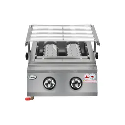 Thumbnail 1 of Gmax เตาปิ้งย่าง เตาอินฟราเรด เตาย่างแก๊ส สแตนเลส Gas BBQ Grill รุ่น WX-102S เตาอินฟราเรด 2 หัว เตาบาร์บีคิว ปรับระดับตะแกรงได้