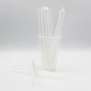 Thumbnail 2 of OPure หลอดพลาสติกจัมโบ้ (ชาไข่มุก) ขนาด 12 มิล ยาว 21 ซม. (*สีใส-ห่อฟิล์มใส) จำนวน 1,000 ชิ้น