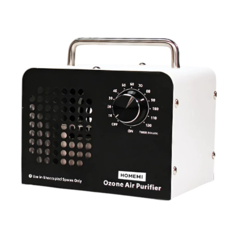 Homemi เครื่องทําโอโซนฆ่าเชื้อโรค Ozone Generator ใช้ฆ่าเชื้อโรค ดับกลิ่นอับ กลิ่นสารเคมี ไม่มีสารตกค้าง อนาลอก (005)