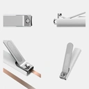 Thumbnail 2 of XIAOMI กรรไกรตัดเล็บสแตนเลส ทำความสะอาดเล็บมือ เล็บเท้า สีขาว