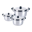 Thumbnail 1 of ชุดหม้อต้ม ขนาด 30,32 และ 34 ซม. ชุด 3 ใบ