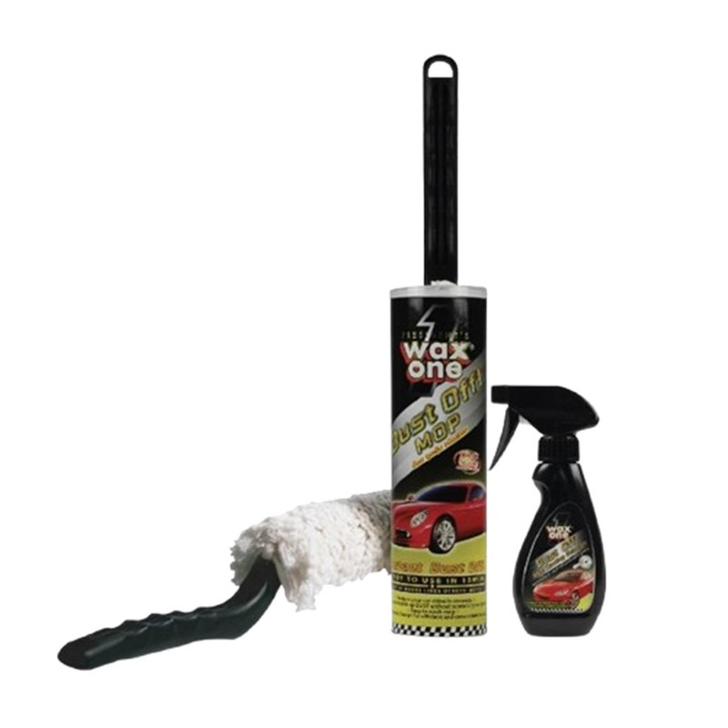 Wax One Dust off mop + Coating Solution ม็อบดันฝุ่นพร้อมน้ํายาเคลือบ 250 ml.