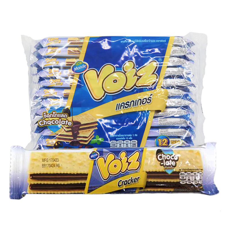 VOIZ Cracker with Chocolate Cream Filling 24 g x 12
