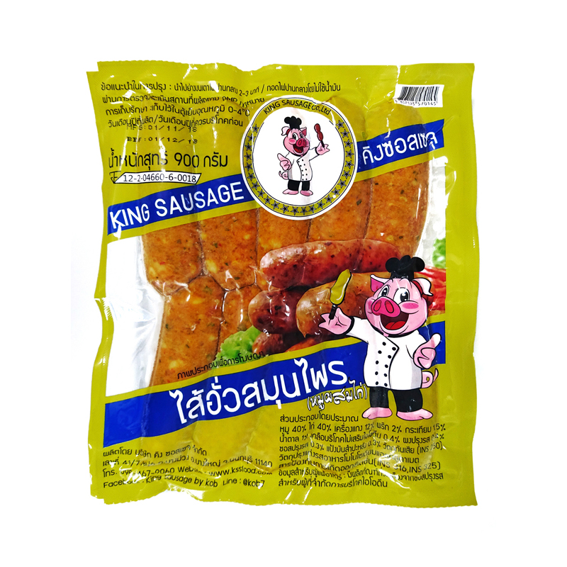 KING SAUSAGE North Thai Spicy Sausage 900 g Makro PRO