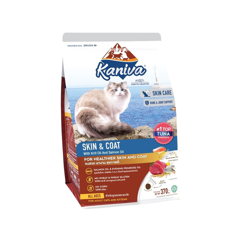 KANIVA Cat Food Skin And Coat Formula 370 g