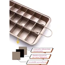 Thumbnail 4 of Ks Bakery ถาดอบบราวนี่ 18 ช่อง (งานเทฟลอนไม่ติดพิมพ์)