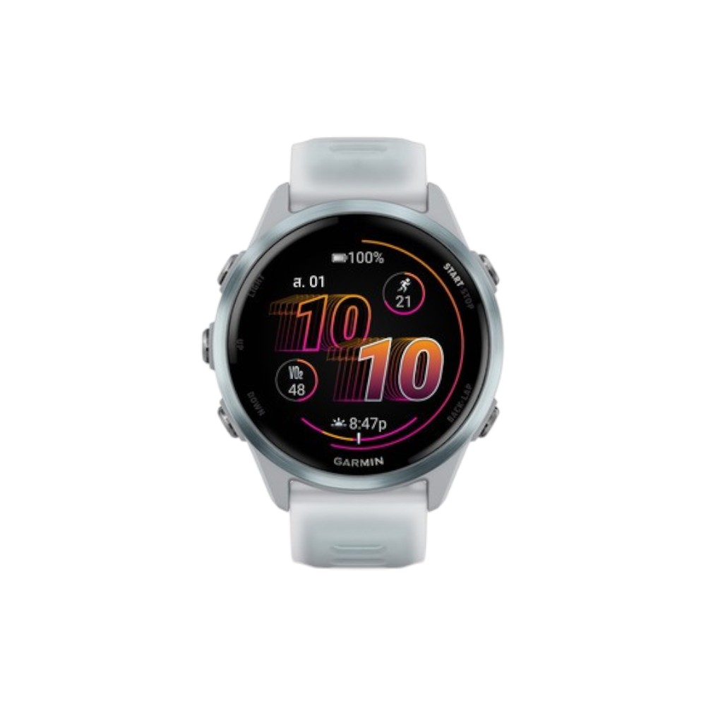 การ์มิน สมาร์ทวอทช์ Garmin Forerunner 570 หน้าปัด 42 มม. สี Whitestone/Cloud Blue Band