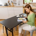 Thumbnail 5 of HomeHuk โต๊ะอเนกประสงค์ โต๊ะพับได้ ท็อปไม้ 100 x 60 ซม. สีดำ