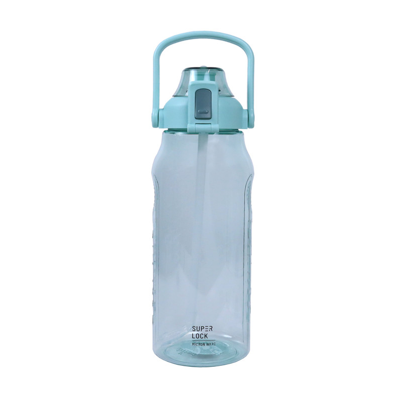 Super Lock Tritan Portable Water Bottle with Straw 1.8L 6927 Green