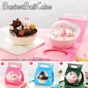 Thumbnail 3 of Mawincentershop ถ้วยบอลพลาสติกใส กระเช้าใส่กล่องบอล พร้อมใส่มูสเค้ก ทรงสูงถือสะดวก บรรจุภัณฑ์กล่องเบเกอรี่ สีชมพู 50 ชุด (ยกลัง)