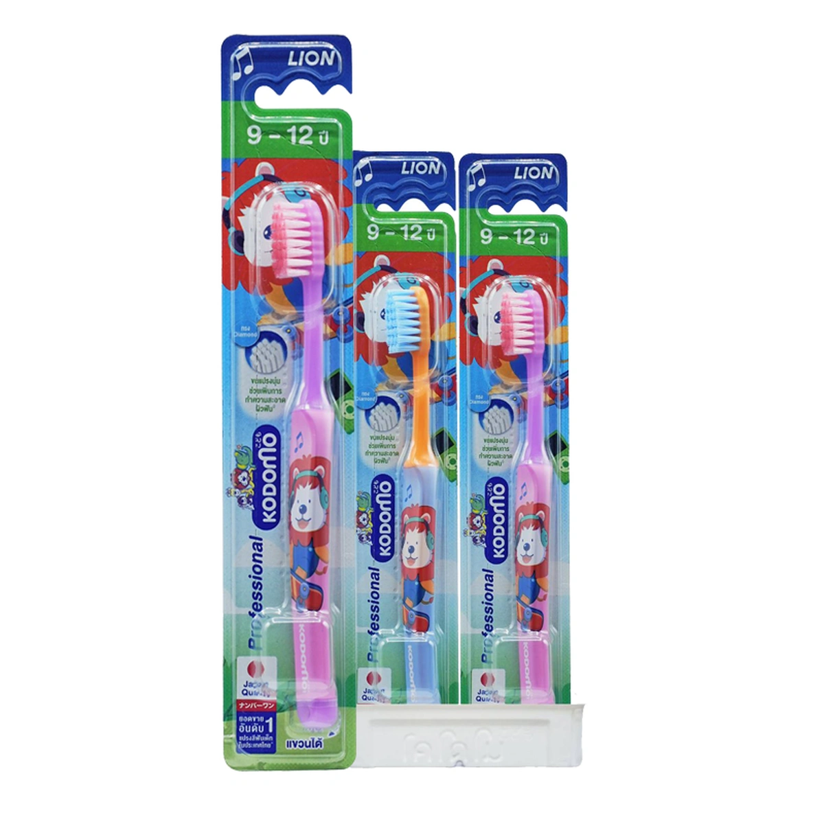 KODOMO Toothbrush 9-12 Year x 6
