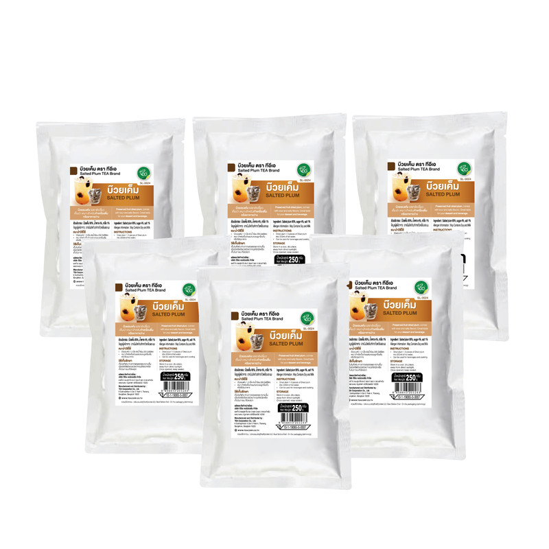 TEA Salted Dried Plum (250 g) x 6 Bags