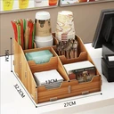 Thumbnail 1 of BIOPACK ที่ใส่แก้ว (D7 - กล่อง 7 ช่อง,สีบีช) กล่องใส่แก้ว ช่องใส่แก้ว กล่องใส่ฝาแก้ว ชั้นวางแก้ว ที่ใส่หลอด ชั้นวางแก้ว [[ส่งจากไทย]]