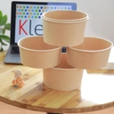 Thumbnail 2 of BIOPACK ชามกระดาษ (ถ้วยคราฟ 26 oz) ชามก๋วยเตี๋ยว ถ้วยซุป ถ้วยไอติม ถ้วยแบ่ง ถ้วยขนม ถ้วยใส่อาหารคาว-หวาน ((รุ่นไม่มีฝา)) [[50 ใบ]]