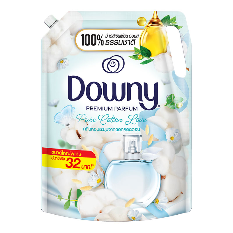 DOWNY Concentrate Softener Pure Cotton Love 2.1 l