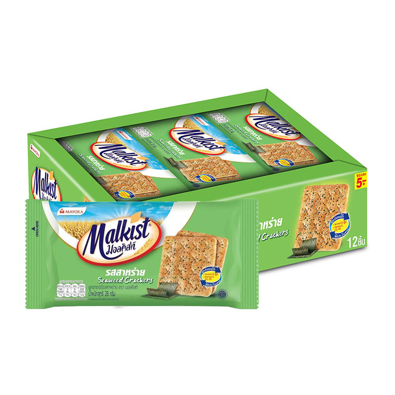 MALKIST Cracker Seaweed 28 g 12 pcs