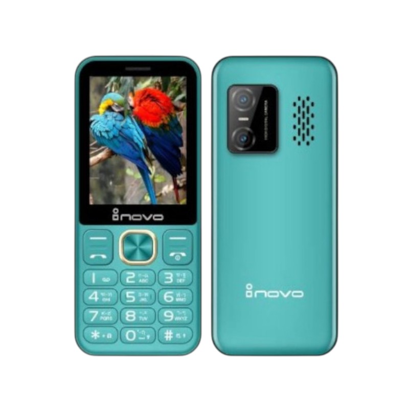 Inovo โทรศัพท์ปุ่มกด I10 FF ปุ่มใหญ่ จอกว้าง 2.9 นิ้ว ระบบ Dual SIM (2 ซิม) รองรับ 3G/4G พร้อมประกันศูนย์ 1 ปี Green