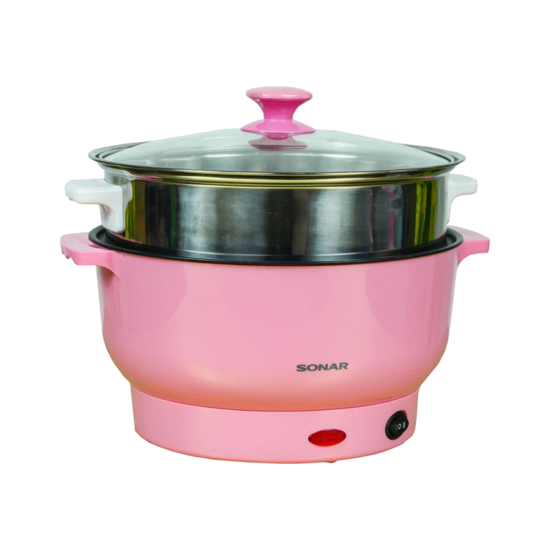 SONAR หม้อไฟฟ้า หม้อไฟฟ้าอเนกประสงค์ 2 ลิตร รุ่น JK-290(S) อเนกประสงค์​ ​electric pot เตาอุ่นอาหาร