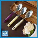Thumbnail 1 of Twin Fish ช้อนชงชา ชงกาแฟ ตักเค้ก ตักขนมหวาน ด้ามพลาสติก คละสี 3 ชิ้น /ชุด